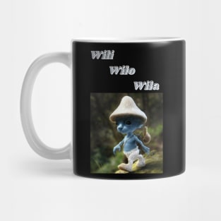 Smurf cat wili wilo wila meme blue Mug